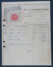 Invoice 1954 ACCUMULATOR ECO Ets ECOBICHON ST BRIEUC old bill invoice 8