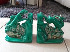 LOT DE 2 SERRES-LIVRES ART