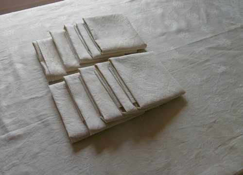 Nappe serviettes en - 10,