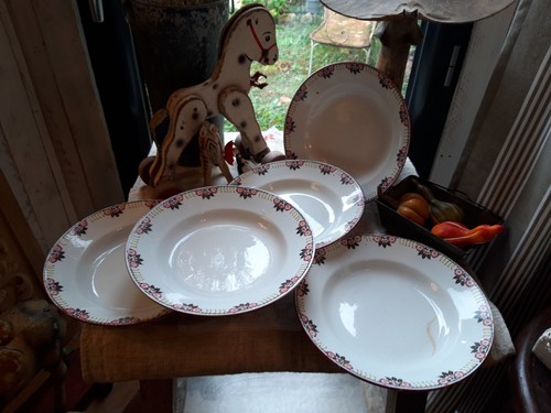 Assiettes creuses moulin - 5,