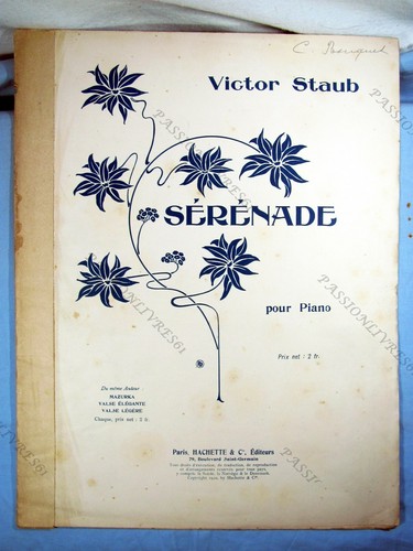 Sérénade pour piano - pour, piano,victor