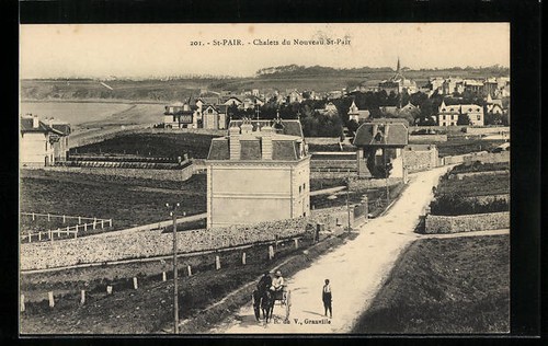 Cpa saint pair chalets - cpa,