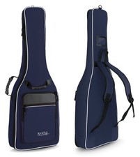 Housse pour Guitare Classique 4/4 Sac Etui Gigbag Rembourree Sangles Poches Bleu