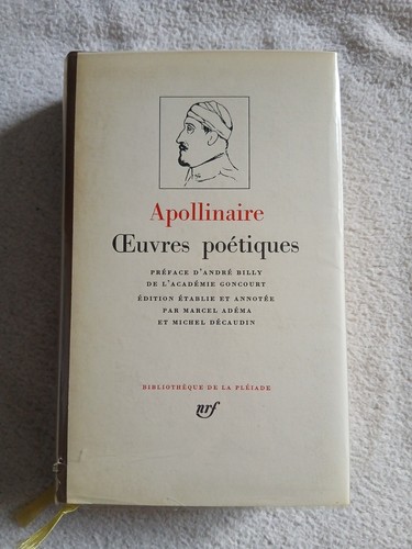 Pleiade apollinaire oeuvres - apollinaire,