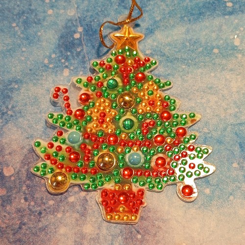Kit perlage décoration - , sapin