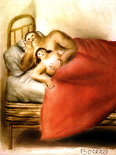 FERNANDO BOTERO "LUXURY" Photolithograph signed numbered stamped Bolaffi Arte