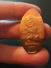 COIN PRESSED PIECE PENNY DISNEY MICKEY MARIN PIRATE MER ANCIEN RARE COLLECTION