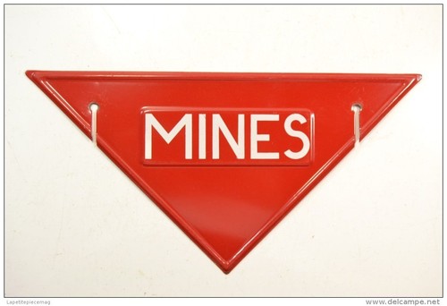 Plaque signalisation champ - , de