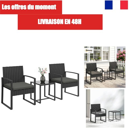 Outsunny salon jardin - jardin, 2