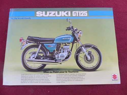 Prospectus moto suzuki gt - moto,