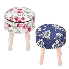 1:12 Doll House Accessories Dollhouse Miniature Furniture Cloth Wood Four Legged