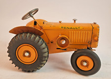 CIJ Renault Tracteur L : 20 cm Orange fonctionne. Mouvement et direction anciens