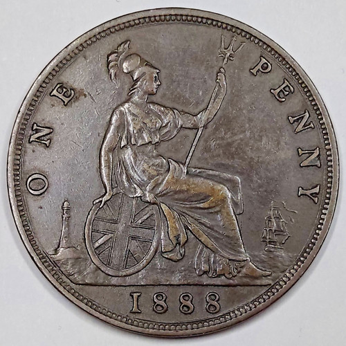 Belle monnaie penny 1888 - 1,