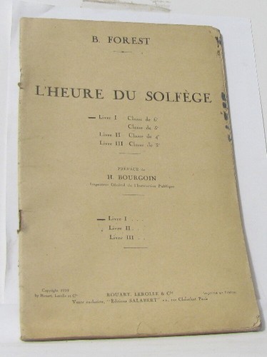 Heure solfège livre - du, i