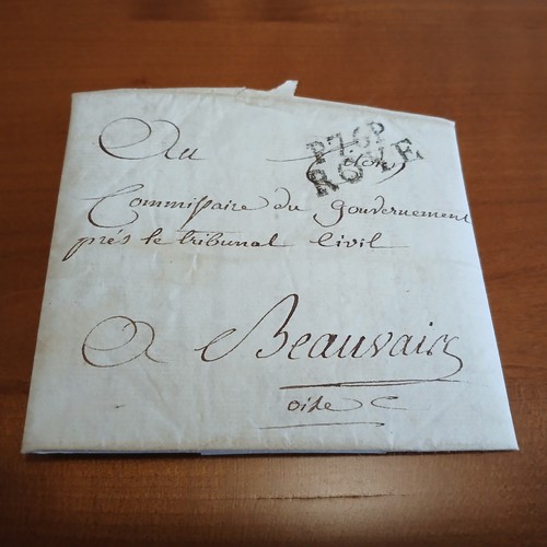 Lettre marque postale - marque, 76