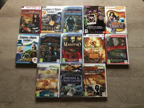 Lot jeux enigmes objets - de,
