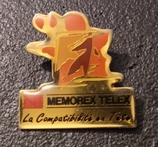 Pin’s Computer Memorex Telex Accounting Head Logo Rare (1460)