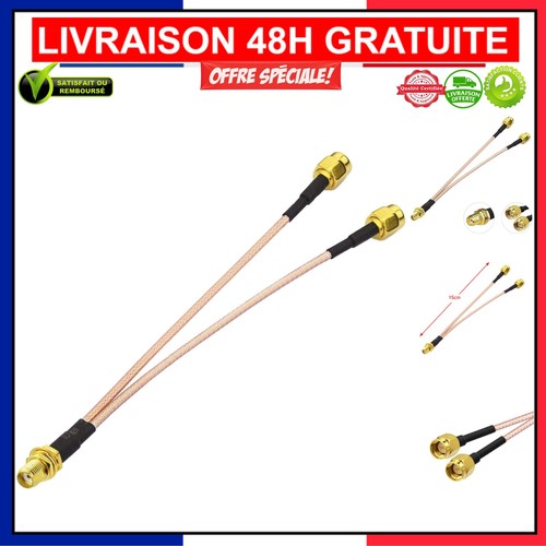 Câble rallonge sma - rallonge, 15