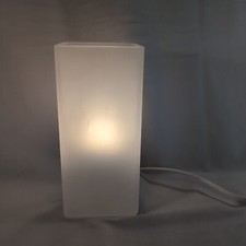 IKEA Grono Lamp Table Light Frosted White Glass Vintage Y2K Square Rectangular