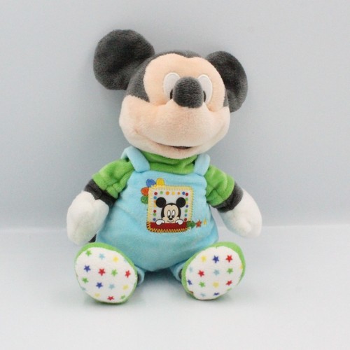 Doudou mickey bleu - mickey,