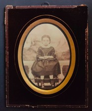 Girl Salt Paper After Collodion Negative 1855 Passes Everywhere Painted Glass