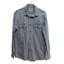 Chemise Wrangler stretch bleu