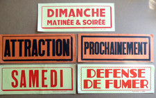 Affichettes Affiche bandeau