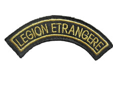 FOREIGN LEGION INFANTRY / PARATROOPERS PATCH (ARM BANANA) ON VELCROS