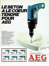 ADVERTISING 027 1982 AEG Electronic Drill