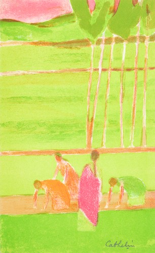 Bernard cathelin lithographie - cathelin,
