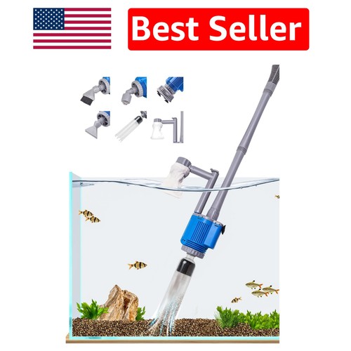 Submersible aquarium vacuum - aquarium,