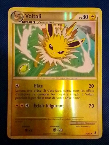 Carte pokémon voltali - carte,
