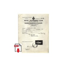 1962 Ford Zodiac Mk III Form