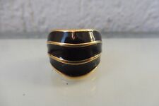 Bague Pierre Lang, RARE PL-BAGUE, Dorée - Émaillée, Taille 60 (9)