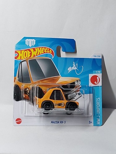 Mazda tooned orange hot - mazda, rx-3