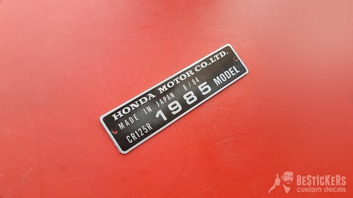 Honda cr125 125 1985 - cr125, 85