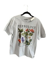 New Harry Potter Womens Size Large Short Sleeve Gray Tshirt Tee Shirt Top Herbol