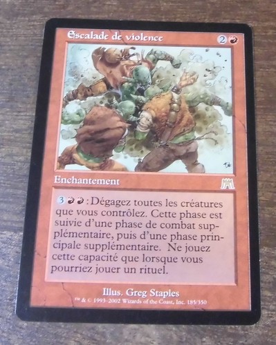 Mtg escalade violence - escalade, de