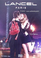 ADVERTISEMENT BAG LANCEL PARIS PLACE VENDOME PREMIER FLIRT 2011 BAG FRENCH AD