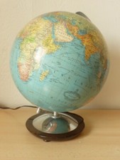 OLD LARGE GLOBE WORLD MAP COLUMBUS ERDGLOBUS BERLIN