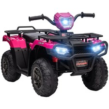 Quad électrique enfant - HOMCOM - 12V - double moteur, vitesse 2-4 km/h, phares