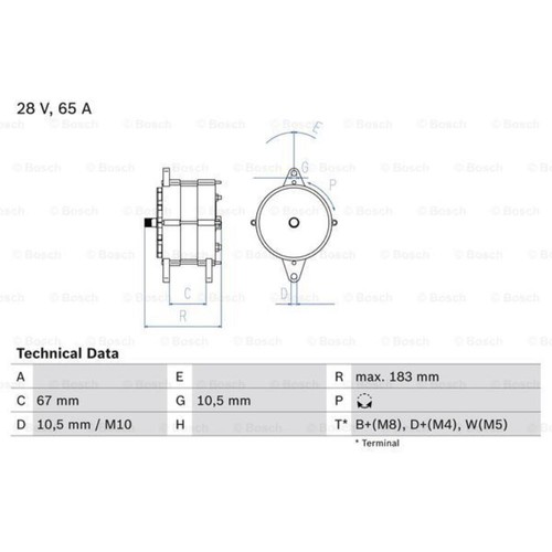 Bosch générateur alternateur - bosch,