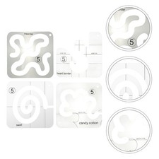  4 Pcs Acrylic Patchwork Ruler Quilting Templates Règle De Couture