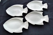 4 Assiettes à poisson en
