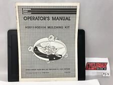 1991 HONDA MULCHING KIT H3011/H3011H OPERATOR'S MANUAL P/N: 3808714