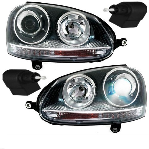 Phare cristal noir xenon - cristal,