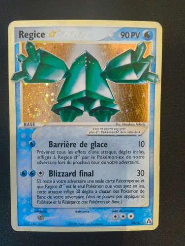 Carte pokémon regice star - pokémon, ☆