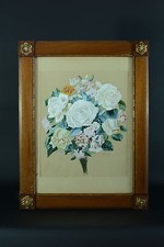 Beau tableau jeté de fleurs