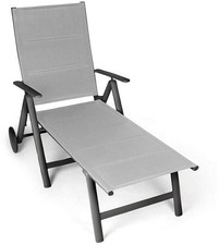 Chaise longue rembourrée en
