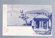 209 postcard Sorrento Corso Duomo advertising salone hairdresser straw FP